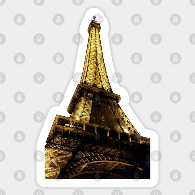 Eiffel Tower Night Sticker by CANJ72